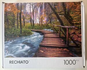 Timeless Beauty: The Long Wooden Bridge Jigsaw Puzzle by Rechiato New vn